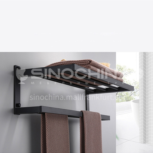 304 stainless steel single layer towel rack LW-QQ019